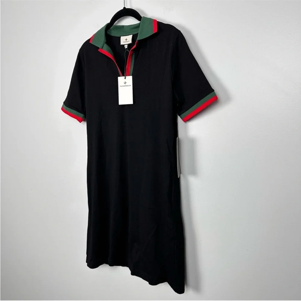 TUCKERNUCK Black Hutton Polo Dress Small - Picture 11 of 14
